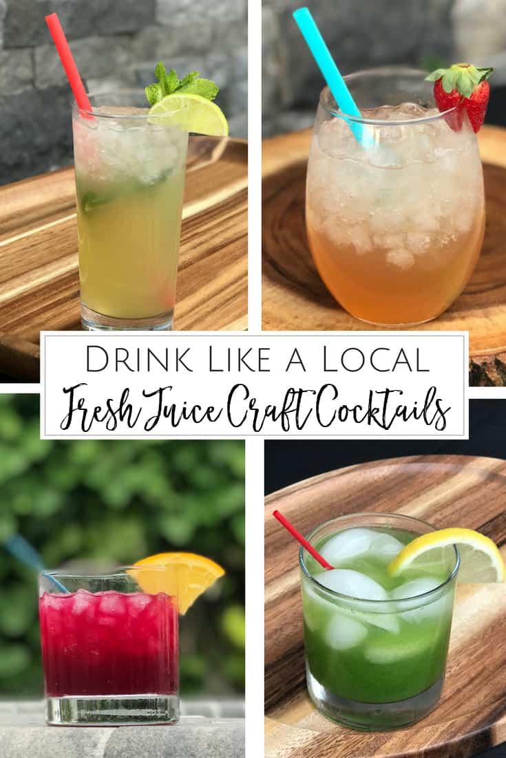 Craft Cocktails from Local Juice Shops Jacksonville Beach Florida