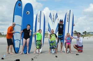 Learn to surf in Fernandina Beach, Florida. 