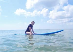 Learn to surf in St. Augustine Beach, Florida.