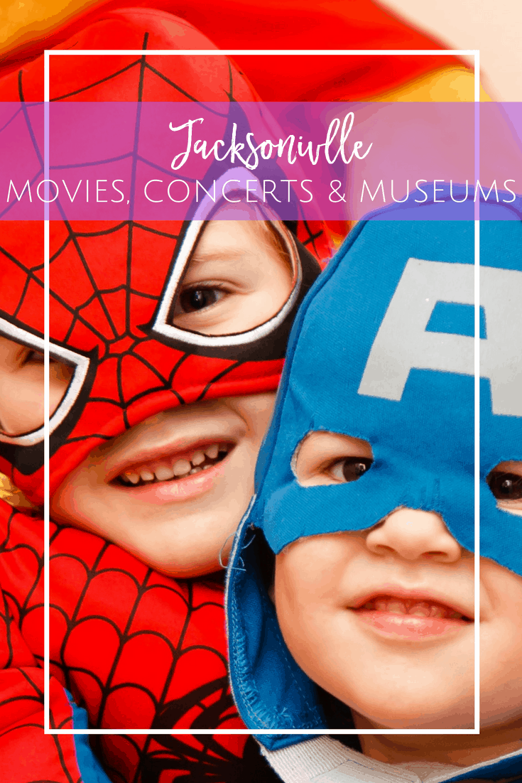 Free summer movies, concerts and museum entry in Jacksonville, Florida for kids and families.