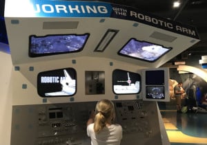 Interactive Exhibits and Technology at the Kennedy Space Center in Florida