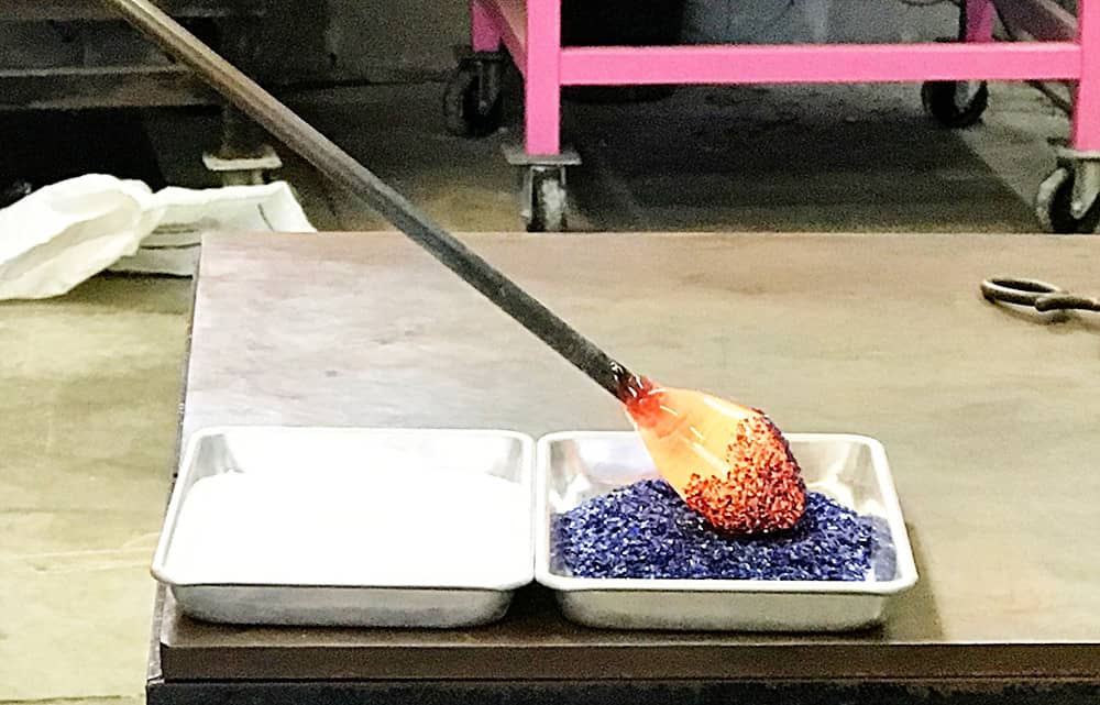 Jacksonville Date Night Ideas: Try blowing glass at Burnt Glassworks.