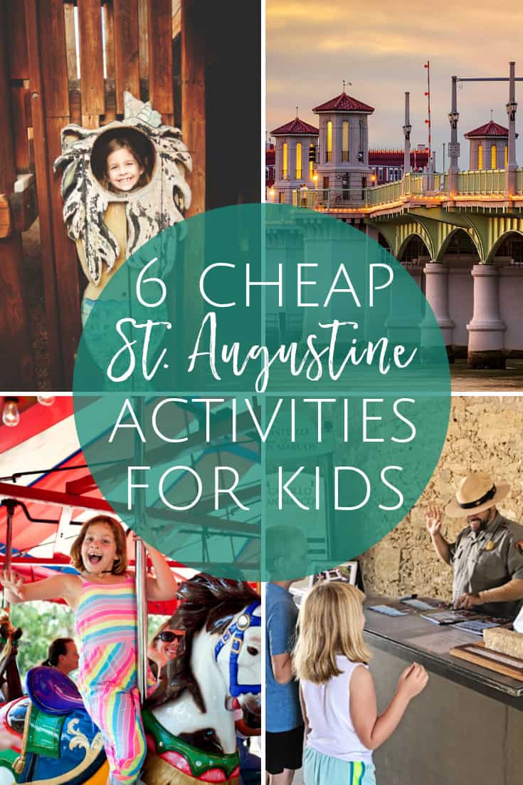 6 cheap activities for kids in St. Augustine, Florida