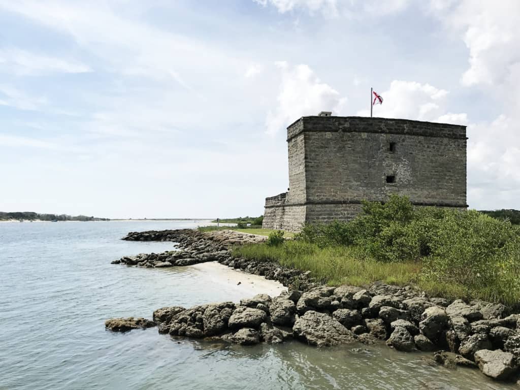 Fort Matanzas National Monument in St. Augustine, Florida