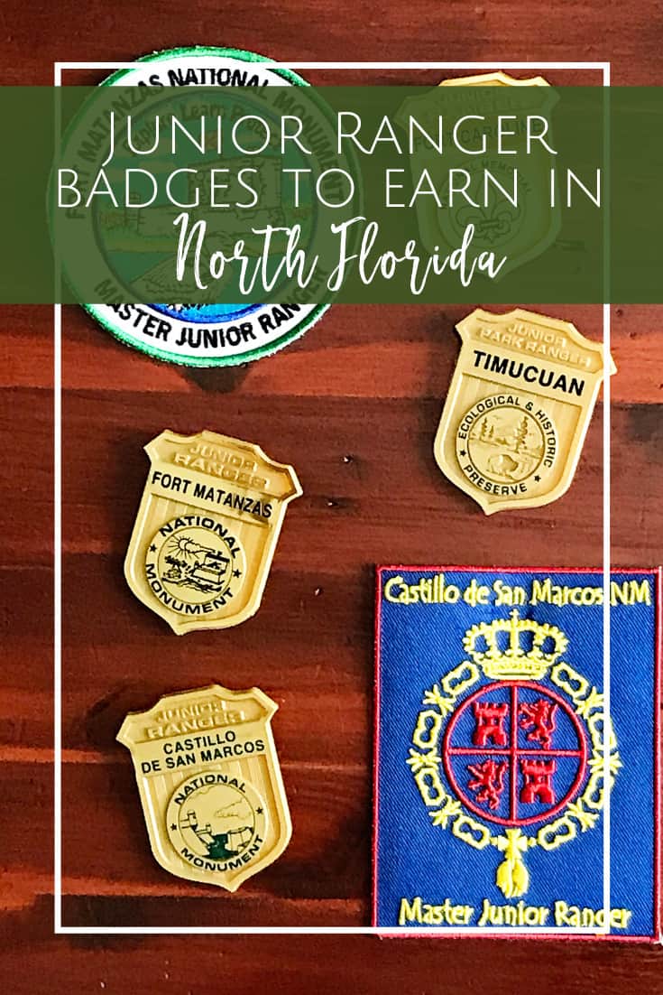 Junior Ranger Badges to earn in North Florida - Fort Caroline National Park, Kingsley Plantation, Fort Matanzas, Castillo de San Marcos, Cumberland Island National Park