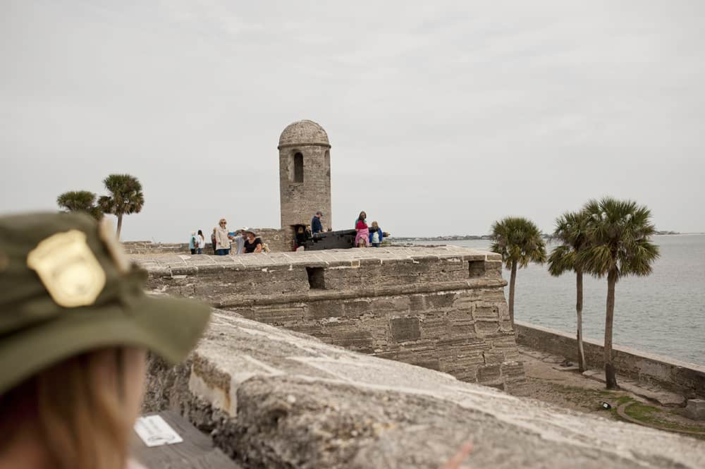 Castillo de San Marcos in St. Augustine, Florida. A great day trip from Jacksonville, Florida with the family.
