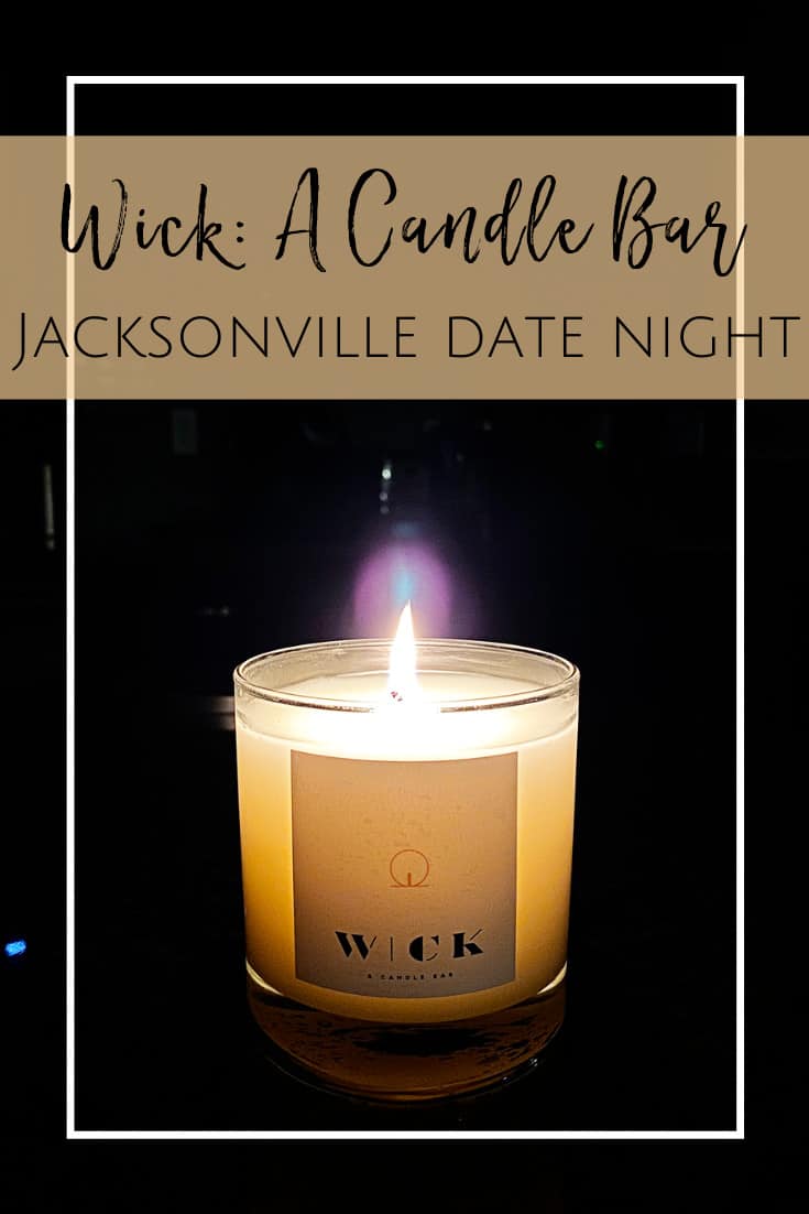 Wick: A Candle Bar in Jacksonville, Florida. The perfect spot for date night or a girls' night out on the town. Pick your scents and make your very own candle, custom for you!