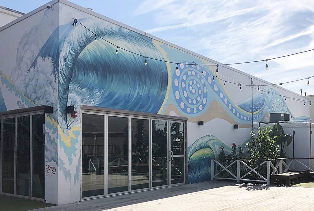 Surfer the Bar Mural in Jacksonville Beach, FL