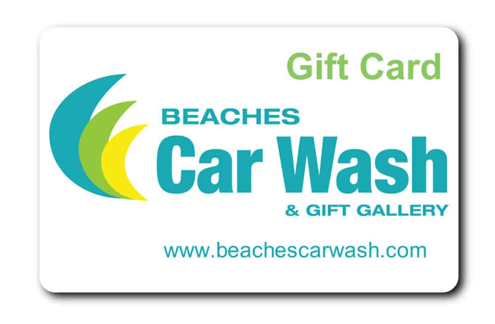 Beaches Car Wash Gift Certificate