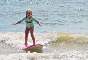 Learn to surf in Jacksonville Beach, Florida. Surf camps, private surf lessons, surf birthday parties, group surf classes.