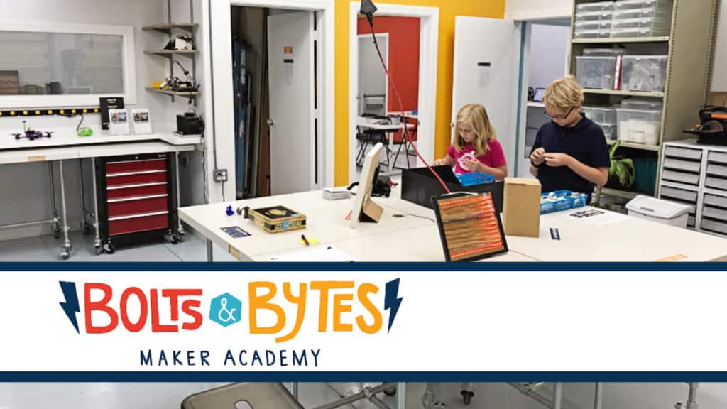 Bolts & Bytes Maker Academy for kids in Jacksonville Beach, Florida.