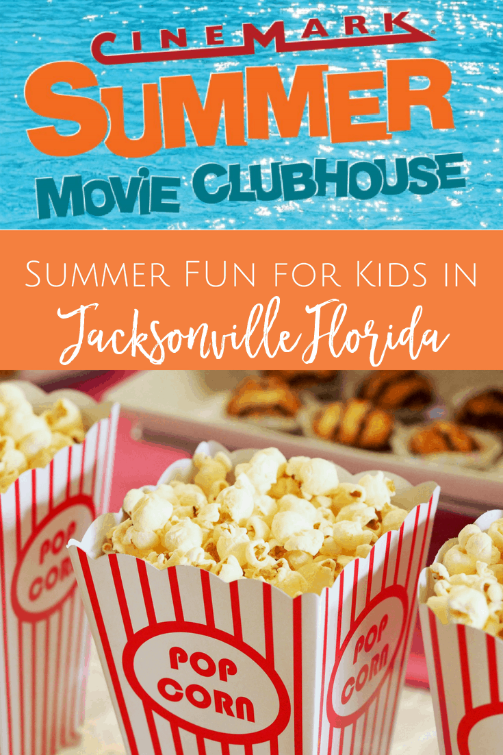 Cinemark Summer Movie Clubhouse $1 summer movies for kids in Jacksonville, Florida
