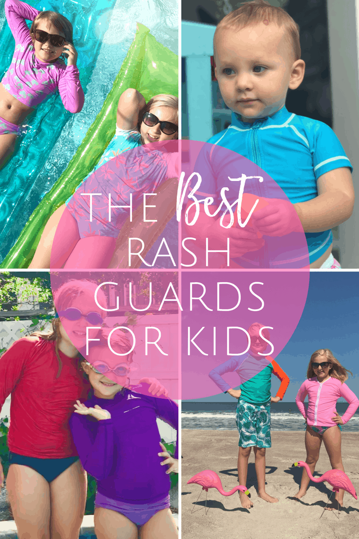 The best rash guards for kids to wear to the beach and swimming. Rash guards have high SPF and maximum sun protection.