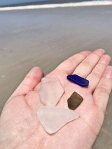 Train your eye to look for Sea Glass in Jacksonville Beach, Florida