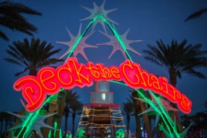 Deck the Chairs Christmas Lights in Jacksonville Beach, Florida