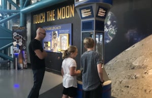 Touch a Moon Rock at Kennedy Space Center in Titusville, Florida