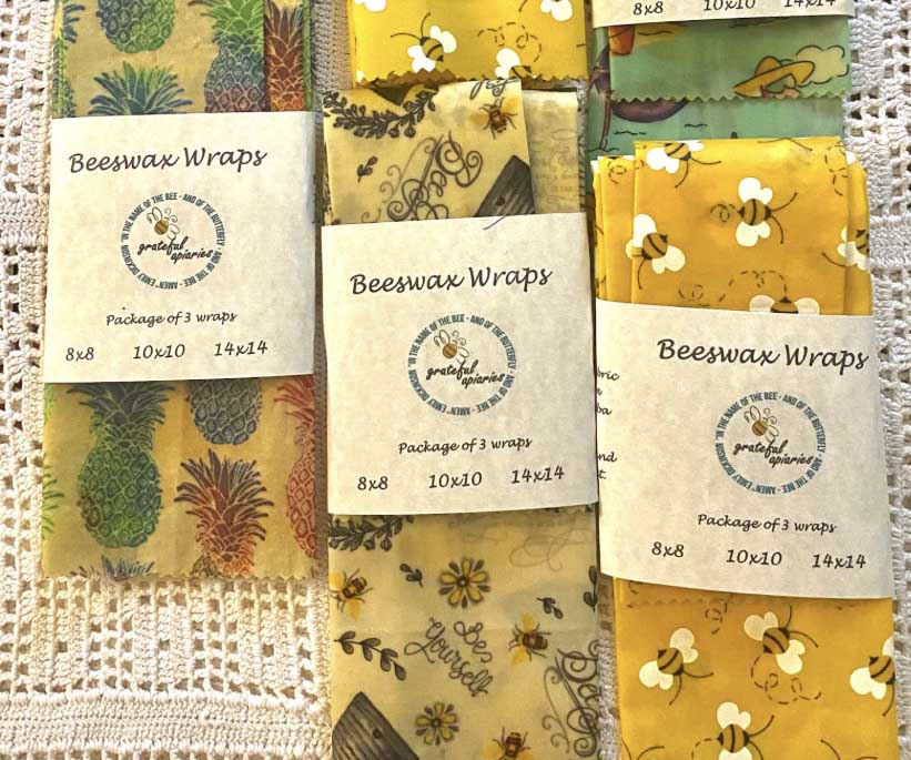 Beeswax Wraps Made in Jacksonville, FL