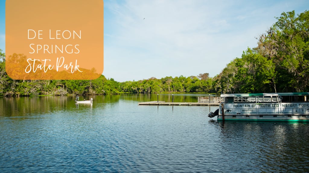 De Leon Springs State Park in Florida where you can make your own pancakes.