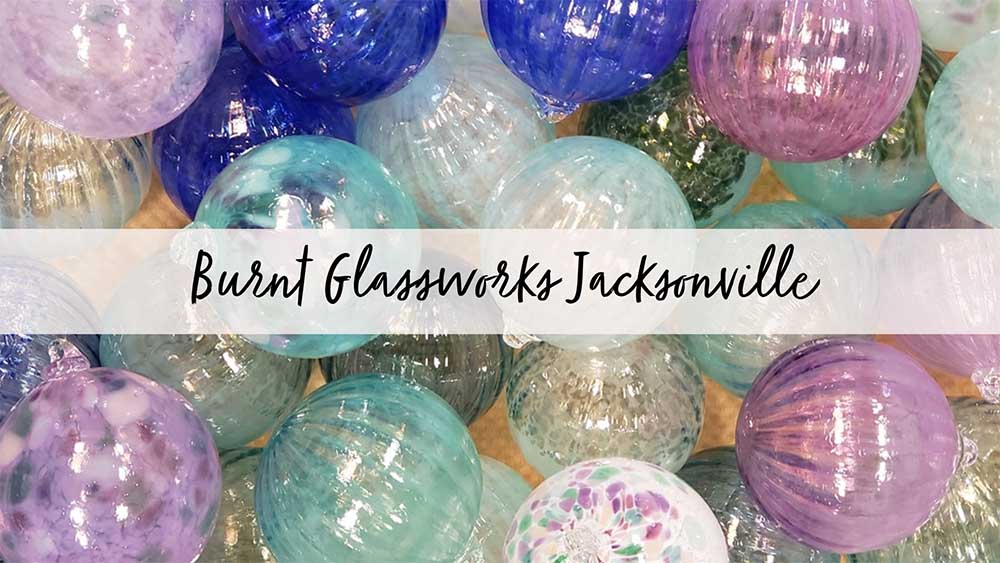 Jacksonville Date Night:: Burnt Glassworks in Jacksonville, Florida. Learn how to blow glass and create your own masterpiece!