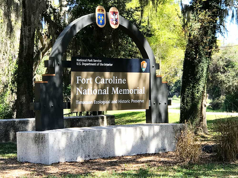 Fort Caroline National Memorial in Jacksonville, Florida