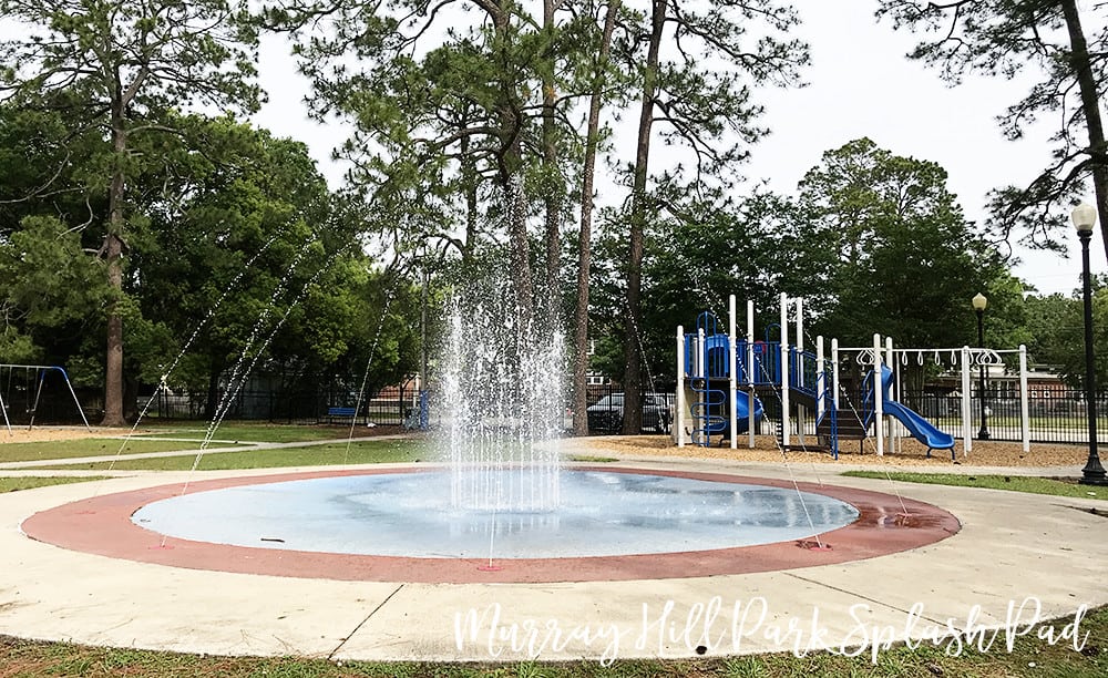 Murray Hill Park Splash Pad in Jacksonville, Florida - Free summer splash pad for kids!
