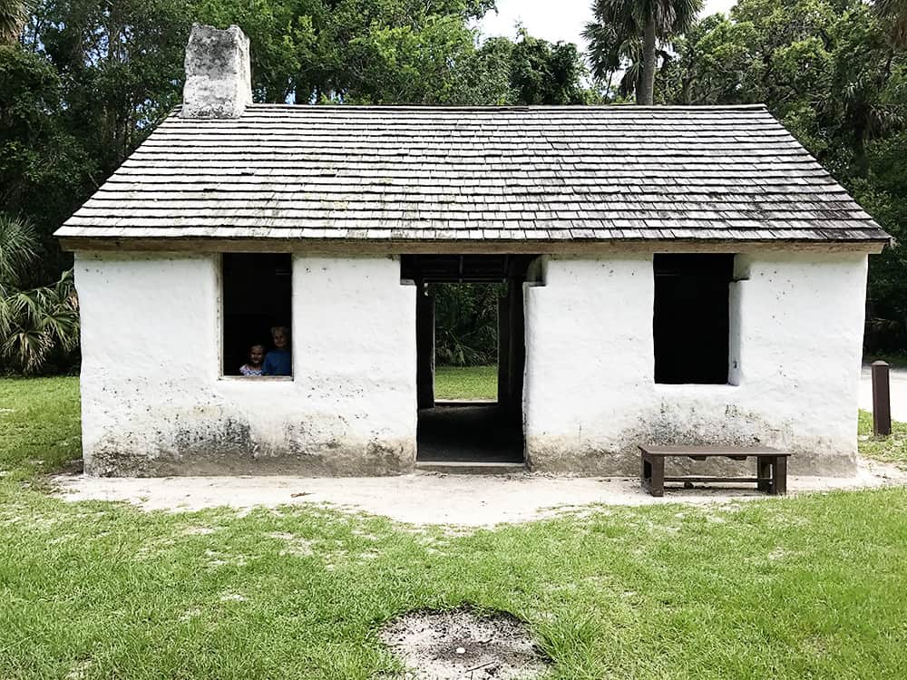 Kingsley Plantation Historic Preserve and Timucuan National Park Visitor Center in Jacksonville, Florida