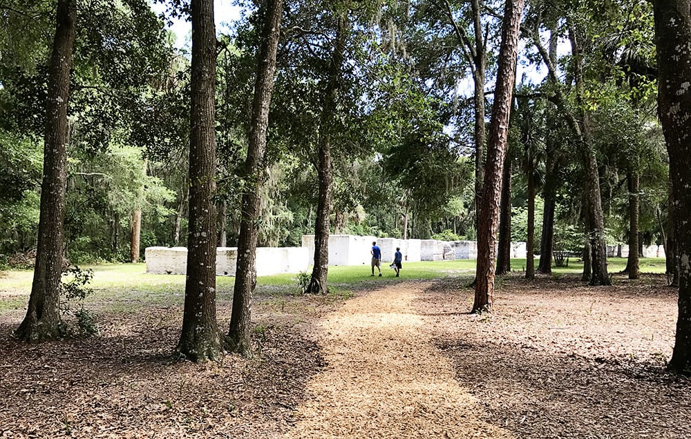 Kingsley Plantation Historic Preserve and Timucuan National Park Visitor Center in Jacksonville, Florida