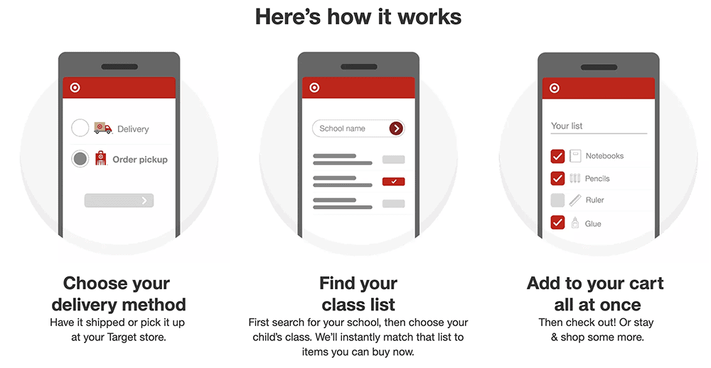 Target List Assist Back to School Shopping made easy for kids and parents!