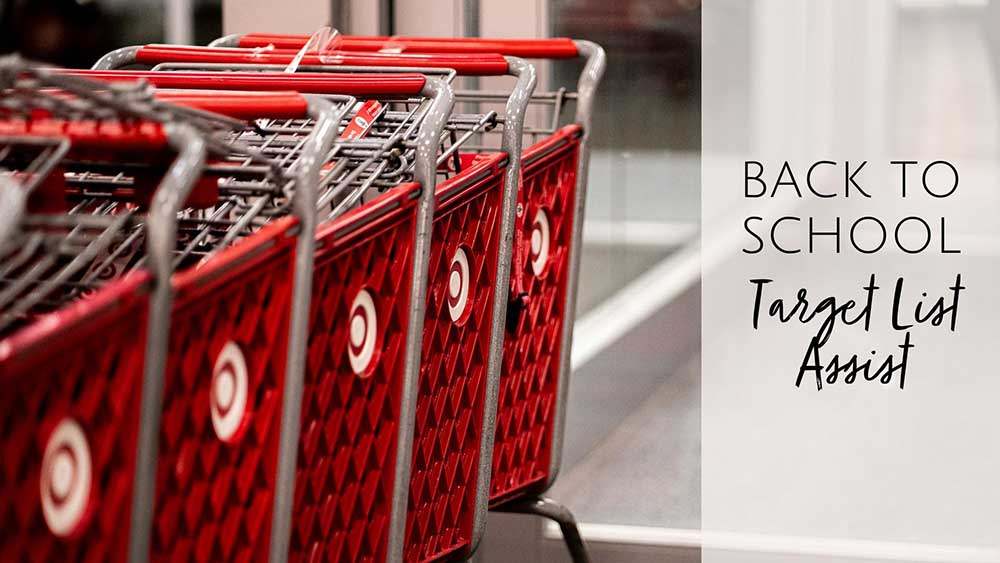 Target School List Assist makes back-to-school supply shopping a breeze for teachers and parents!