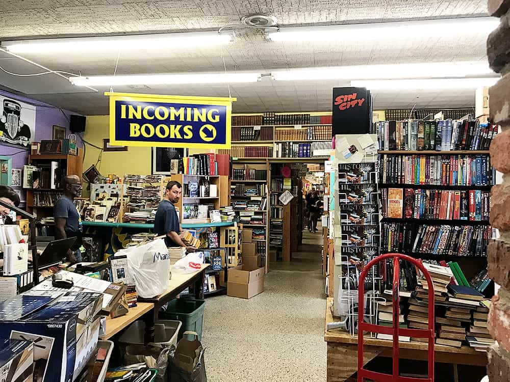 Chamblin Bookmine in Jacksonville, Florida - a great place to find used books and trade in your older books for money!