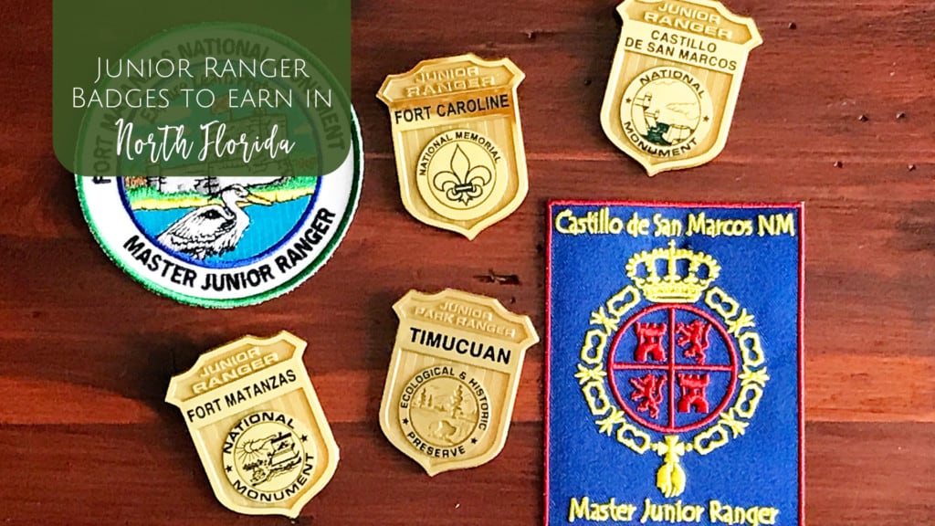 National Parks where you can earn a Junior Ranger Badge in North Florida. Jacksonville, St. Augustine & North Florida National Park sites!