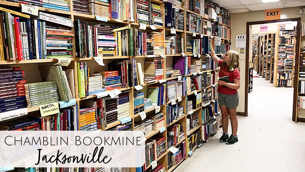 Chamblin Bookmine in Jacksonville, Florida - a great place to find used books and trade in your older books for money!