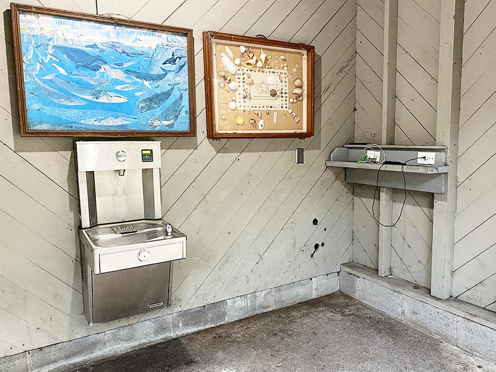 Amenities at Cumberland Island.