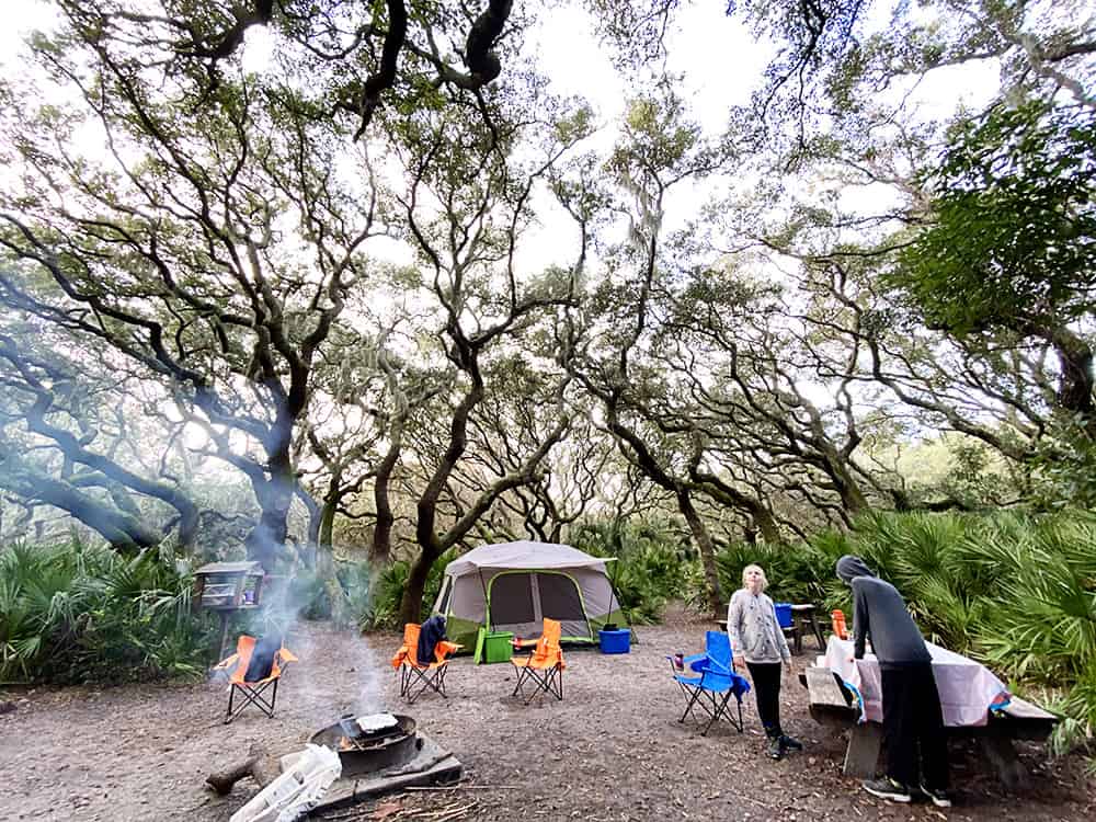 Sea Camp Campground is perfect for primitive camping with kids of all ages!