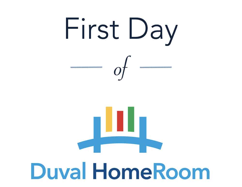 First Day of School Quarantine Homeschool Duval Homeroom