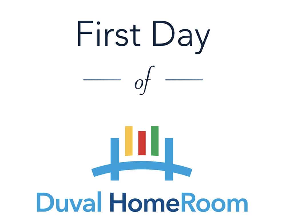 First Day of School Quarantine Homeschool Duval Homeroom