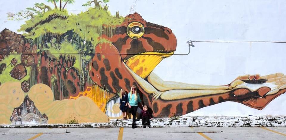 Jacksonville Mural Frogs - Ispy Scavenger Hunt for kids!