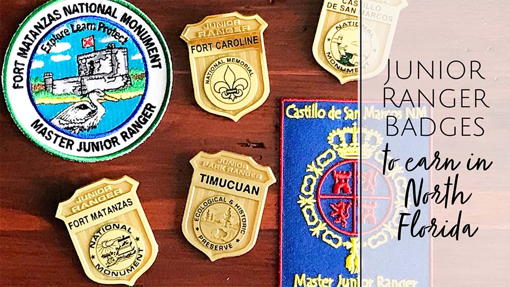 National Parks where you can earn a Junior Ranger Badge in North Florida. Jacksonville, St. Augustine & North Florida National Park sites!