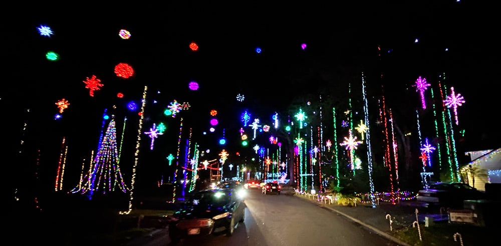 Blackhawk Bluff Subdivision Christmas Lights