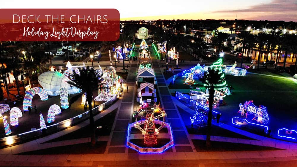 2021 Deck The Chairs Holiday Light Display Jacksonville Beach Moms