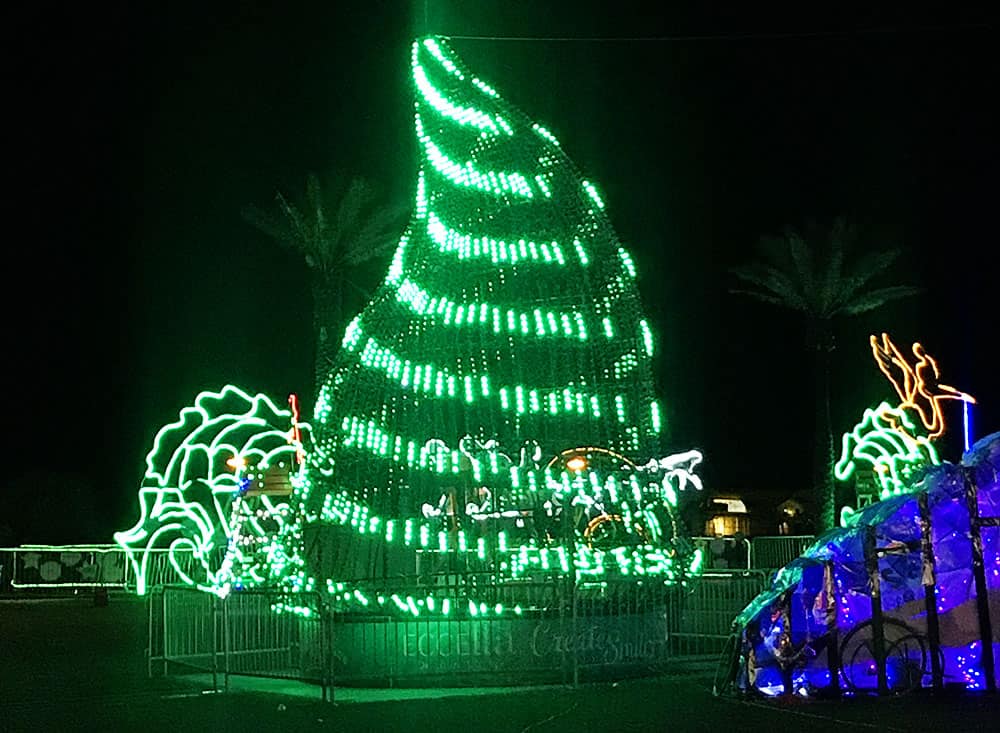 Lighted Christmas Tree