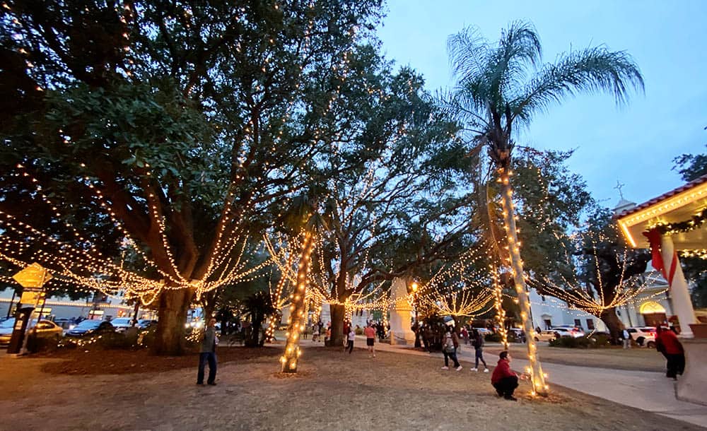 Christmas Lights in St. Augustine, Florida