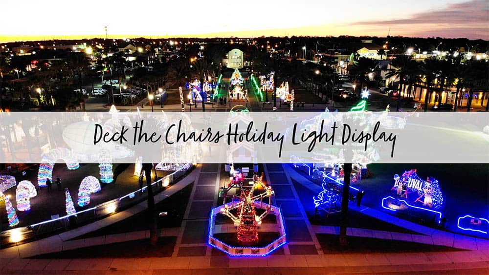 Deck the Chairs Holiday Light Display