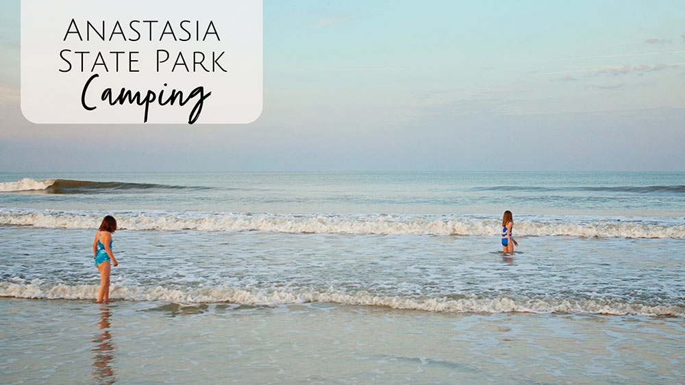 Camping at Anastasia State Park in St. Augustine, Florida