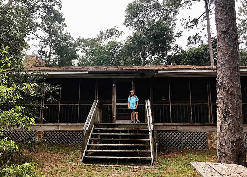 Cabins at Gold Head Branch State Park in Florida