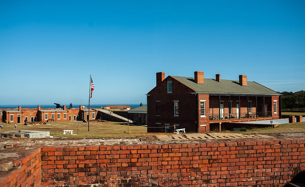 Camping at Fort Clinch State Park