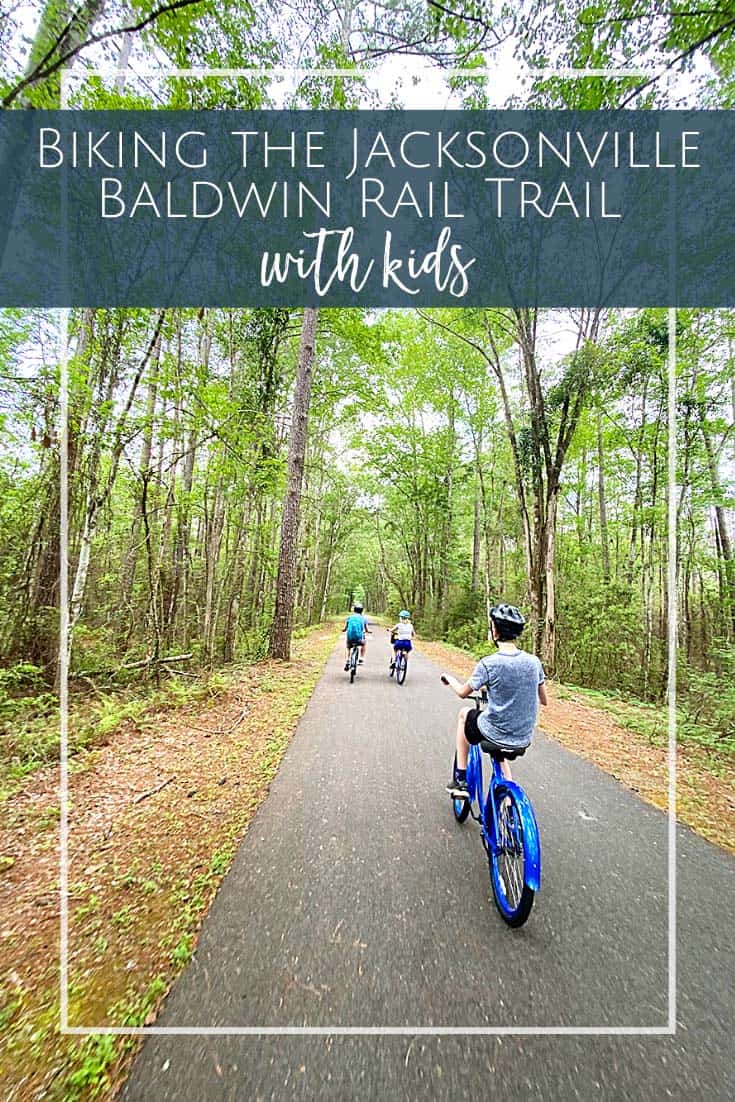 Biking the Jacksonville-Baldwin Rail Trail with Kids