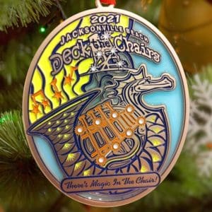 Deck the Chair Ornament - 12 Days of Duval Gifts - 2021 Jacksonville Gift Guide