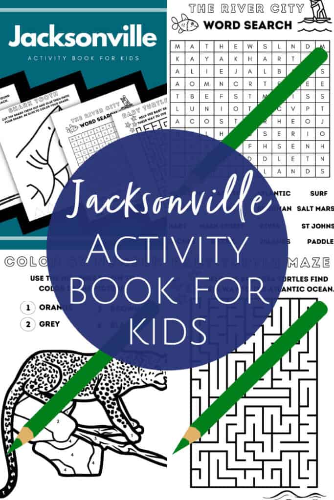 Jacksonville Activity Book for Kids - Jacksonville Beach Moms