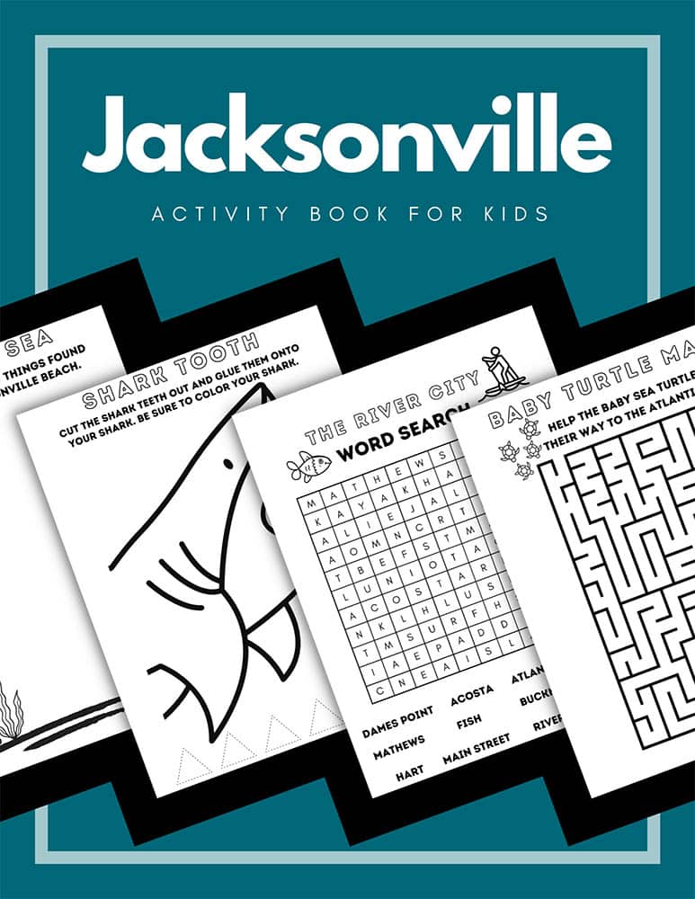 Jacksonville Activity Book for Kids